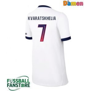 Paris Saint-Germain Khvicha Kvaratskhelia #7 Replik Auswärtstrikot Damen 2026-27 Kurzarm